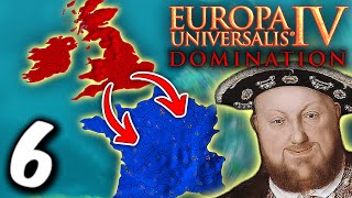 Pushing to Unite France  Angevin Empire  Part 6  EU4 135 Domination [upl. by Anev]