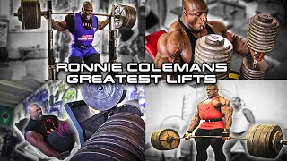 Ronnie Coleman Greatest Lifts EVER  Compilation  Ronnie Coleman [upl. by Adnilrem219]