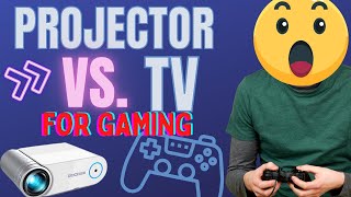 TV vs Projector for Gaming [upl. by Irrabaj79]