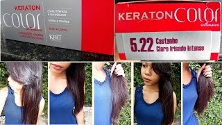 Keraton Color 522 Castanho Claro Irisado Intenso [upl. by Sabsay]