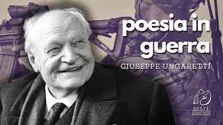 👁️‍🗨️La GUERRA non LIBERA mai lUOMO dalla GUERRA  Giuseppe UNGARETTI [upl. by Aninahs]