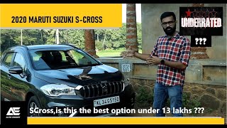 2021 BS6 SCROSS DETAILED REVIEW suzuki india safety kerala drive review malayalam petrol [upl. by Kessler]