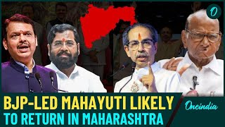 Maharashtra Exit Poll 2024 BJPled Mahayuti Likely To Retain Maha Setback For MVA [upl. by Arodaeht345]