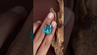 Check out this jawdropping 37carat Blue Zircon  Gems by Nomads Channel [upl. by Ramraj418]