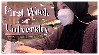 my FIRST WEEK of UNIVERSITY  First Semester of College Malaysia [upl. by Haiel]