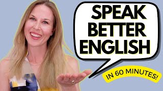 Speak ADVANCED English in 60 MINUTES  American English Lesson LESSON PDF  QUIZ [upl. by Elgna]