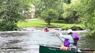 RI Deliverance 10 canoe  kayak  mighty Pawcatuck [upl. by Rickey]