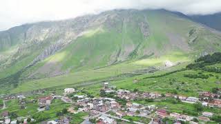 Kazbegi Stepantsminda Georgia in 4K [upl. by Stauffer]