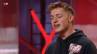 Lasse synger â€™Budapestâ€™  George Ezra Acapella  X Factor 2022  TV 2 [upl. by Ymac]