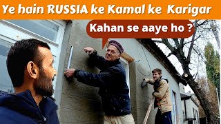 This Skilled worker has some Connection with India  Russian Village Tour  Indian In Russia [upl. by Asaph]