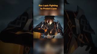 Rex Lapis Fighting to Protect Liyue Genshin Impact [upl. by Oniskey]