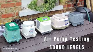 Air compressor sound comparison testing [upl. by Moffit253]