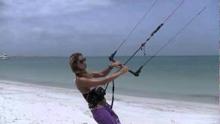 Kitesurfing Technique  Walking With a Kite Part 1 [upl. by Assyral]