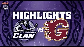 HIGHLIGHTS 200124  Glasgow Clan 0 Guildford Flames 0 [upl. by Leraj189]