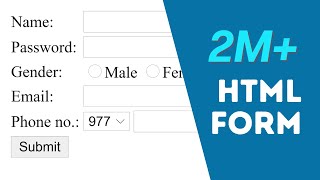 From Zero to Hero Building Your First HTML Form [upl. by Hussey]