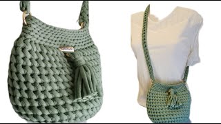 Sac au crochet quotTressé quot [upl. by Anassor35]