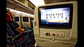 Economy class  Turkish Airlines TK71 Hong Kong to Istanbul Ataturk Boeing 777300ER Review 44 [upl. by Soilisav]