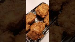 Fried chicken thighs recipe cookingchannel foodcookingchannel food easyrecipe chicken fyp [upl. by Acirehs]