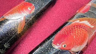 A Few Fair Pens  Namiki Emperor Goldfish Fountain Pen 並木蒔絵金魚万年筆 [upl. by Cathyleen]