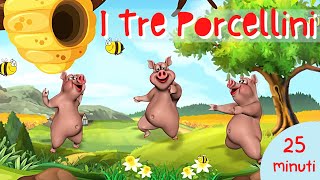 I Tre Porcellini 🐷🐷🐷 Canzoni per bambini e bimbi piccoli [upl. by Cirone]