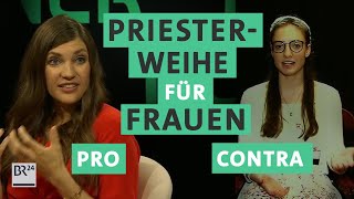 Frauen als Priesterinnen Der Reformstreit spaltet die katholische Kirche  Münchner Runde  BR24 [upl. by Okier]