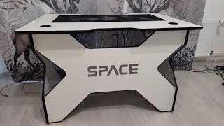 Игровой компьютерный стол VMMGAME SPACE белый [upl. by Odama625]