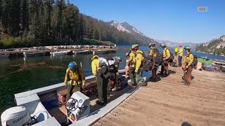 Young firefighters on the frontlines of California wildfires [upl. by Alimak]