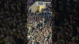 Mackey Arena reacts to Purdue volleyball winning its first set vs Indiana [upl. by Nej97]