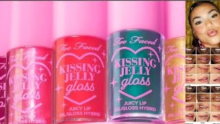 NewToo Faced Cosmetics Kissing Jelly Lip Oil GlossNew Makeup Releases 2023Beauty Addict [upl. by Kore818]