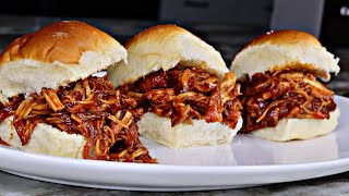 Pulled BBQ Chicken Sliders [upl. by Aliber]