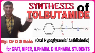 Tolbutamide synthesis [upl. by Rammus]