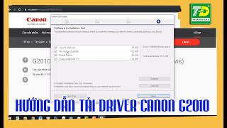 🍓Tải driver máy Canon G2010  Download driver Canon G2010 [upl. by Anurb363]