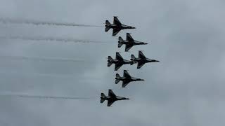 AeroGatineau 2024 US Air Force Thunderbirds performance [upl. by Mordecai]