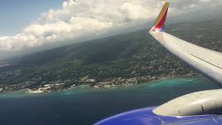 Southwest Airlines Flight From Montego Bay to Orlando [upl. by Olgnaed]