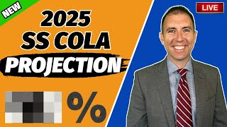 LIVE 2025 Social Security COLA Projection – July 11 CPI Release [upl. by Newg825]