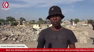 Houses demolished in Stoneridge  Churu Farm [upl. by Giacinta815]