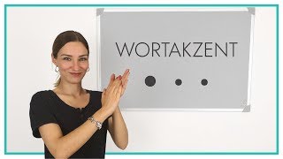 Betonung  Der Wortakzent im Deutschen Grundlagen [upl. by Enitsuj]