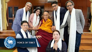 Dalai Lama grants audience to members of Indian journalist fraternity [upl. by Aceissej224]