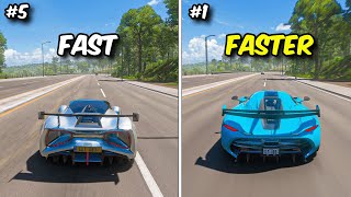 NEW Top 5 Fastest Non DLC Cars in Forza Horizon 5 [upl. by Py4]