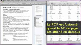 Fusion des PDFs avec Apercu Mac OSX [upl. by Ait]