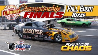 Funny Car Chaos Championship Finals 2022  Texas Motorplex Stampede of Speed  Drag Racing [upl. by Celin]