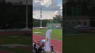 300m cadetti in 3995s trackandfield sports athletics track athlete [upl. by Orlina]