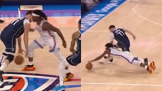 Lu Dort suffocating defense on Luka Doncic [upl. by Hutton770]