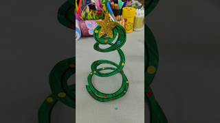 amazing Christmas tree 🎄 paper craft idea for kidsEasiest paper craft shortfeedkidscrafthandmade [upl. by Carlye]