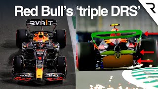 Red Bulls genius triple DRS F1 trick explained [upl. by Noreik]