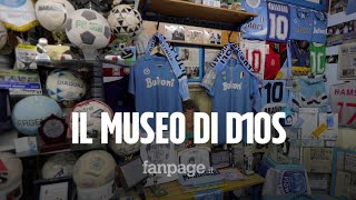 Il museo di Diego Armando Maradona in uno scantinato di NapoliquotQui suoi cimeli originali per tuttiquot [upl. by Leamsi133]