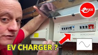 EV CHARGER installation UK  can you connect to an existing CONSUMER UNIT [upl. by Aicirtap]