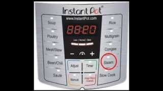 How to use Instant Pot as a Pressure Steamer [upl. by Cohbert42]