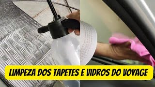 HIGIENIZAÇÃO INTERNA PARTE 8  LIMPEZA DOS TAPETES E VIDROS [upl. by Itsrik]