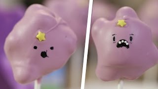 Lumpy Space Princess Marshmallow Pops  Quake n Bake [upl. by Airdna931]